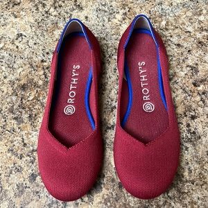Rothy’s Red Flats
